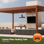 1500W Outdoor Infrared Hanging Patio Heater