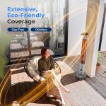 SereneLife 1500W Outdoor Infrared Patio Heater