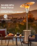 Mars 50,000 BTU Portable Propane Patio Heater