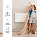EconoHome 250W Electric Wall Heater with Thermostat