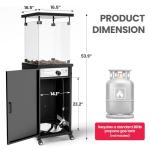 Pamapic 41,000 BTU Propane Patio Heater