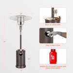 Hykolity 50,000 BTU Stainless Steel Patio Heater