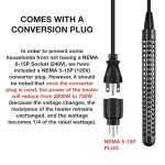 GRILLME 3000W Portable Electric Water Heater