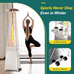 GarveeLife 42,000 BTU Patio Heater with Wheels