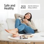 EconoHome 250W Electric Wall Heater with Thermostat