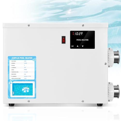 JURPLIX 5.5KW Electric Pool Heater with Thermostat