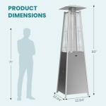 OLIXIS 48000 BTU Propane Patio Heater with Wheels