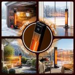 1500W Infrared Patio Heater with Remote Control
