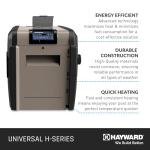 Hayward H150 Natural Gas or Propane Pool Heater