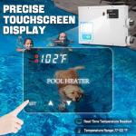 JURPLIX 5.5KW Electric Pool Heater with Thermostat