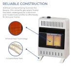 ProCom 10,000 BTU Infrared Natural Gas Heater