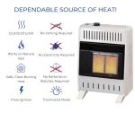 ProCom 10,000 BTU Infrared Natural Gas Heater