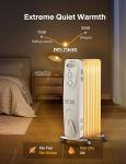 Pelonis 1500W Electric Oil Filled Radiator Heater
