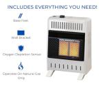 ProCom 10,000 BTU Infrared Natural Gas Heater