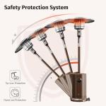 EAST OAK 50,000 BTU Propane Patio Heater