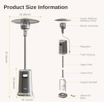 EAST OAK 50,000 BTU Outdoor Patio Heater