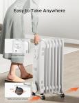 Pelonis 1500W Electric Oil Filled Radiator Heater