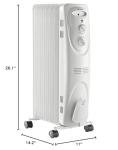 Pelonis 1500W Electric Oil Filled Radiator Heater