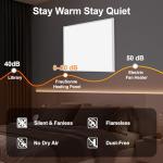 FrauSonne 350W Infrared Wall-Mounted Space Heater
