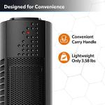 Slim Ceramic Oscillating Tower Heater with Thermostat