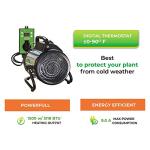 BioGreen Electric Greenhouse Heater with Thermostat