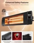 Dr. Infrared Portable Infrared Space Heater, Black