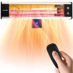 SereneLife Wall-Mounted Infrared Electric Patio Heater