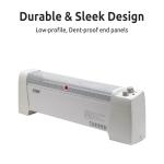 EZ-HEAT 1,500W Adjustable Thermostat Baseboard Heater