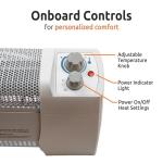 EZ-HEAT 1,500W Adjustable Thermostat Baseboard Heater