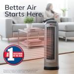 Lasko 1500W Oscillating Ceramic Tower Heater with Remote