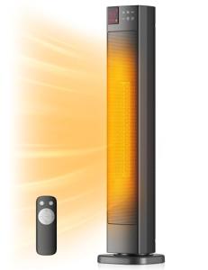 PELONIS 30” Ceramic Tower Heater with Remote Control
