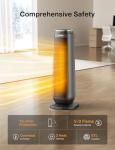 Pelonis 1500W Ceramic Tower Space Heater with Remote