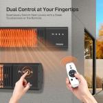 Powerscale 1500W Wall Mounted Electric Patio Heater