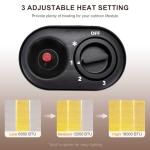 18000BTU Propane Patio Heater for Indoor/Outdoor Use