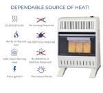 ProCom 18,000 BTU Infrared Ventless Gas Heater