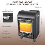 18000BTU Propane Patio Heater for Indoor/Outdoor Use