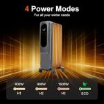 Hykolity 1500W Oil Filled Radiator Heater