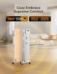 Pelonis 1500W Oil Filled Radiator Heater