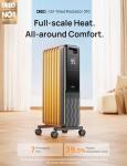 DREO 1500W Electric Oil Radiator Heater with Remote