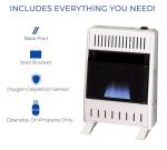 ProCom 10,000 BTU Ventless Propane Space Heater