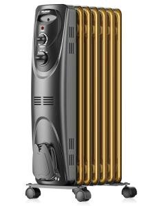 Pelonis 1500W Electric Radiator Heater for Large Rooms