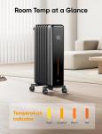 DREO 1500W Oil Filled Radiator Heater with Remote