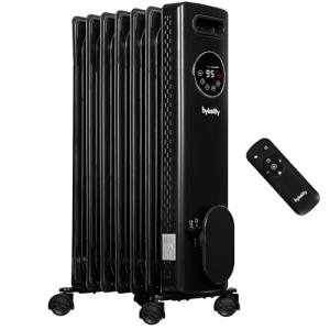 Hykolity 1500W Oil-Filled Radiator Heater with Remote
