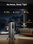 PELONIS Electric Oil Filled Radiator Heater with Remote