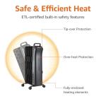 Amazon Basics Portable Oil Heater with Remote Control