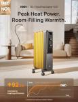 Dreo 1500W Oil-Filled Radiator Heater for Large Rooms