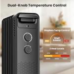 Portable Electric Oil Radiator Heater - 1500W