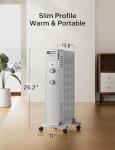Pelonis 1500W Oil Filled Radiator Heater