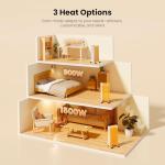 Portable Electric Radiator Heater with 3 Heat Settings