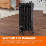 Amazon Basics Portable Oil Space Heater with 7 Fins